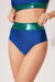 Bikini bottom slip vita alta blockcolor petitluxe