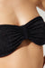 bikini top fascia glitter nero petitluxe 